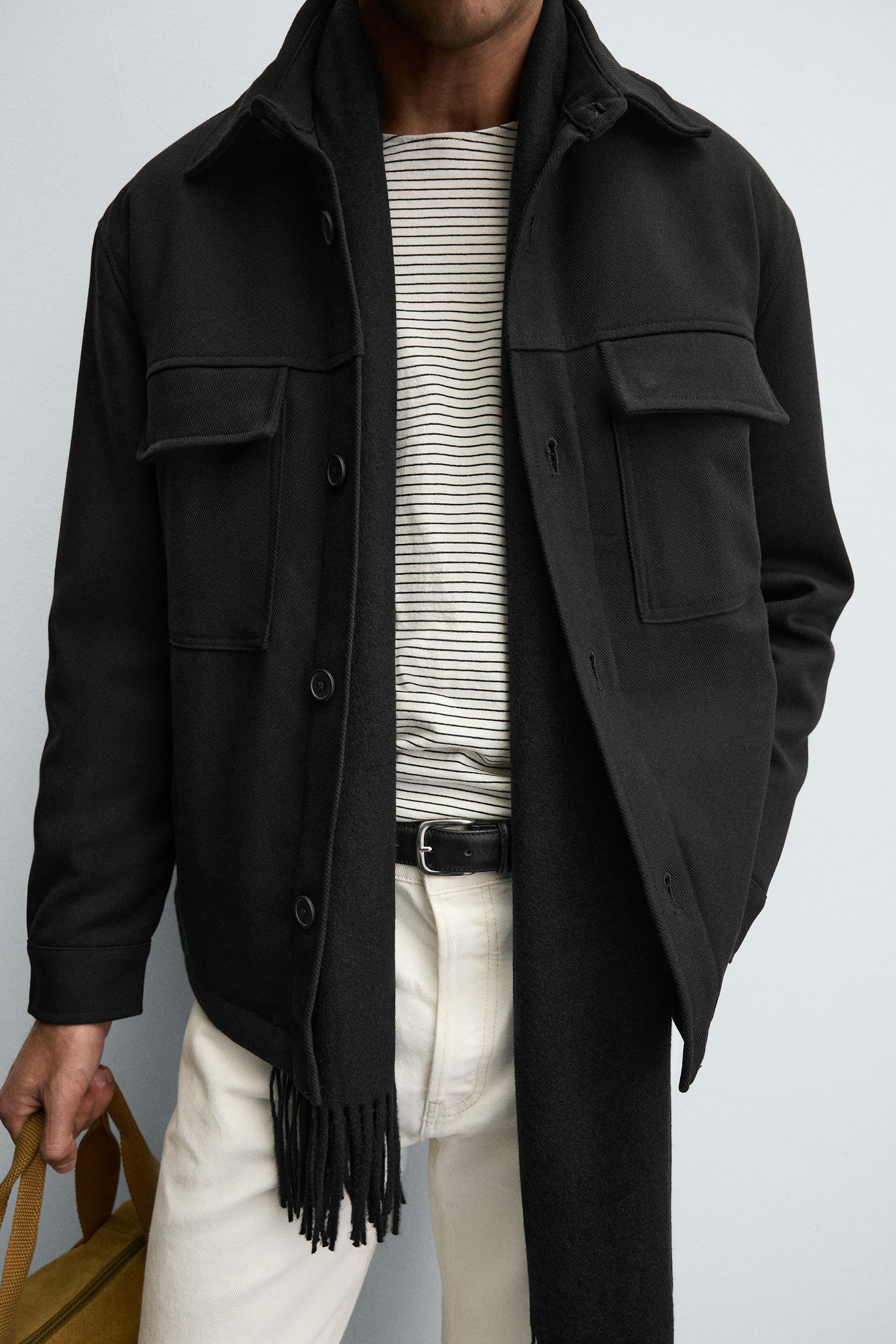 TEXTURED QUILTED OVERSHIRT